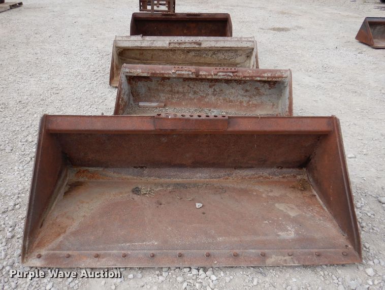 image for item KW9414 (4) skid steer buckets