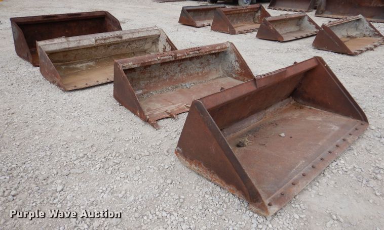 image for item KW9414 (4) skid steer buckets
