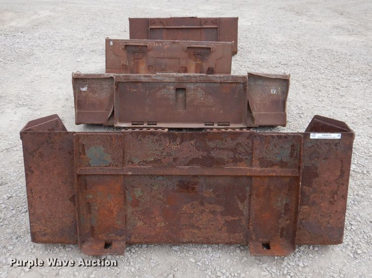 image for item KW9414 (4) skid steer buckets