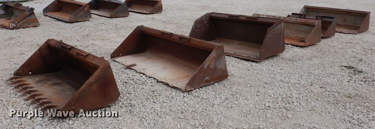 image for item KW9417 (6) skid steer buckets