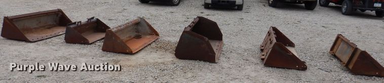 image for item KW9417 (6) skid steer buckets