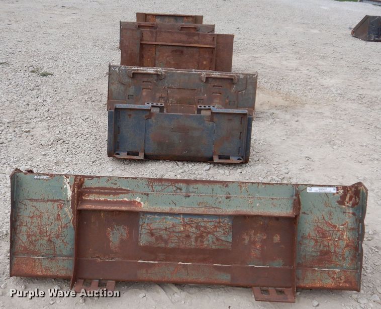 image for item KW9417 (6) skid steer buckets