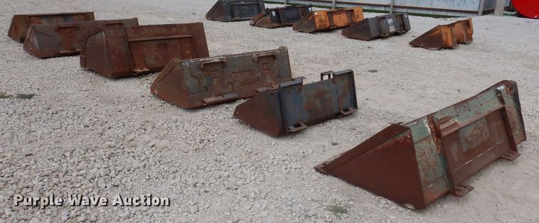 image for item KW9417 (6) skid steer buckets