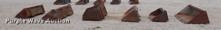 image for item KW9417 (6) skid steer buckets