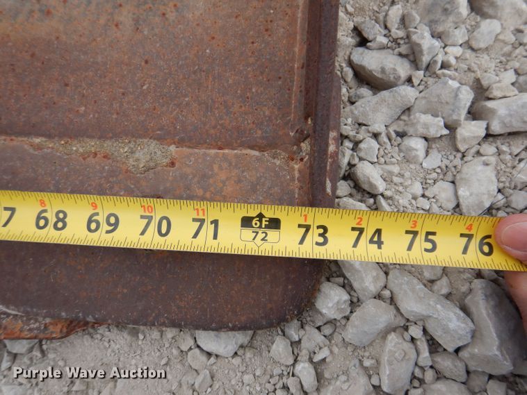 image for item KW9417 (6) skid steer buckets