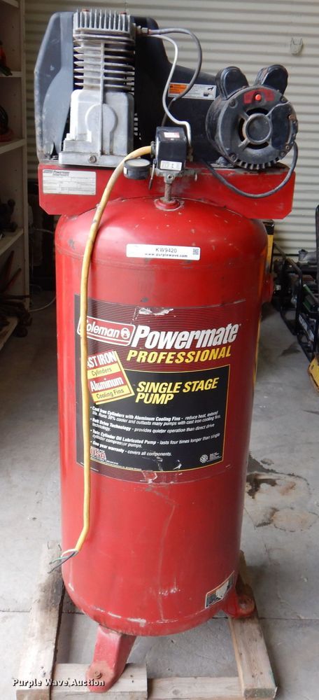 image for item KW9420 1998 Coleman Powermate  air compressor