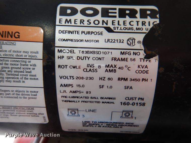 image for item KW9420 1998 Coleman Powermate  air compressor