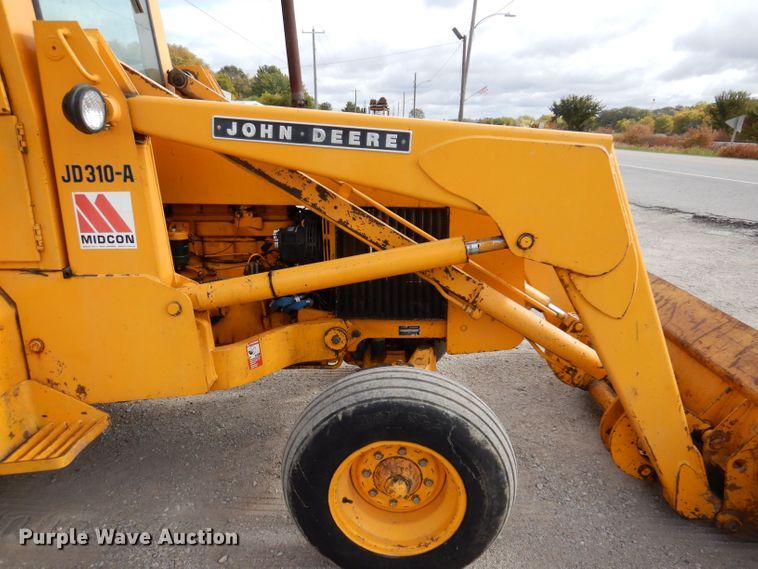 image for item KW9421 John Deere 310-A  backhoe
