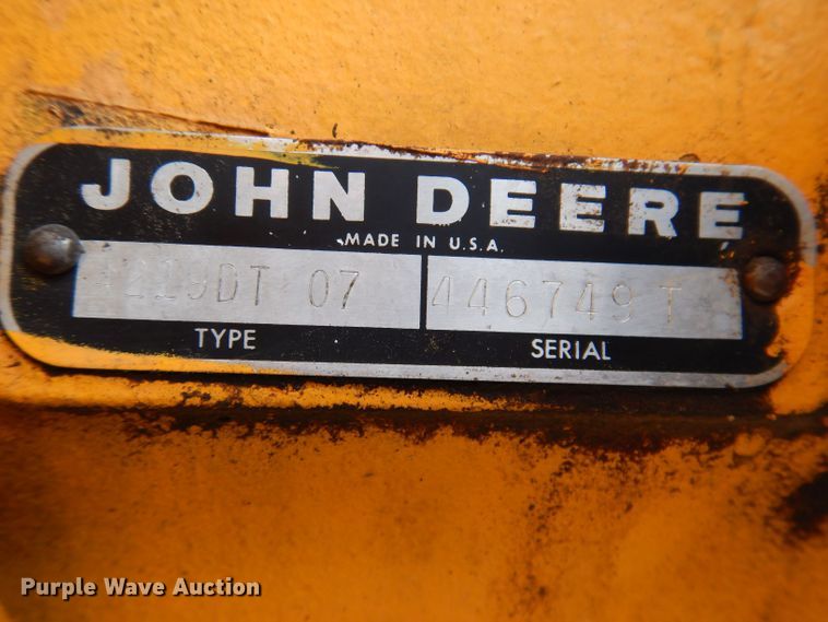 image for item KW9421 John Deere 310-A  backhoe