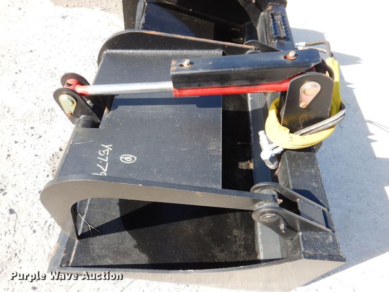 image for item KW9425 Mid-state  80" W skid steer grapple bucket