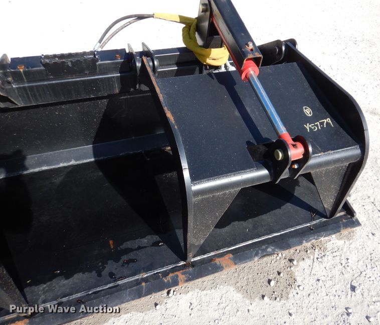 image for item KW9425 Mid-state  80" W skid steer grapple bucket