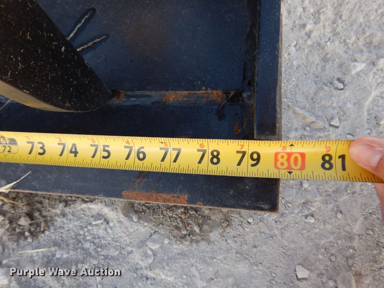 image for item KW9425 Mid-state  80" W skid steer grapple bucket