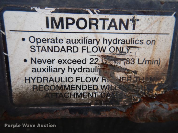 image for item KW9429 2013 Bobcat Brushcat 72  skid steer rotary mower