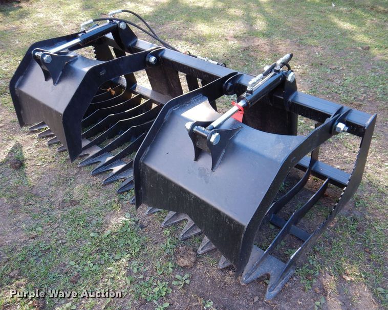 image for item KW9473 Peak  75" W skid steer grapple bucket