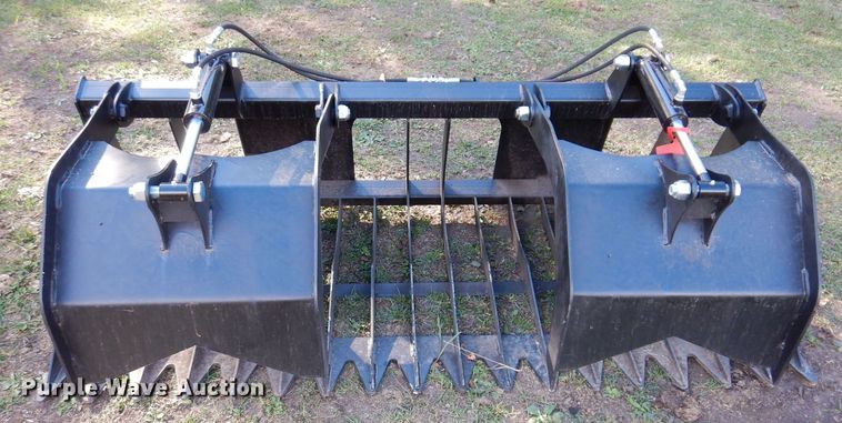 image for item KW9473 Peak  75" W skid steer grapple bucket