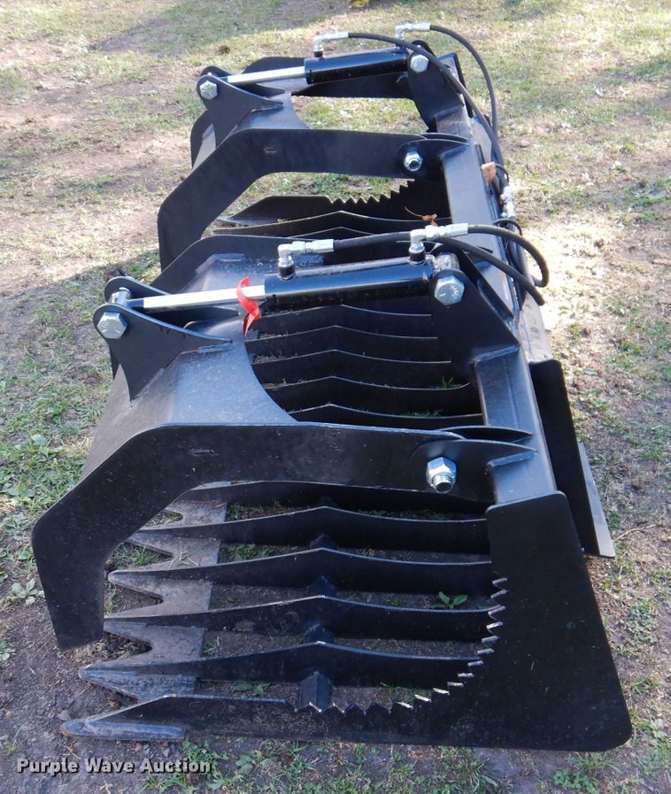 image for item KW9473 Peak  75" W skid steer grapple bucket