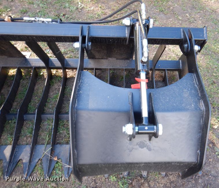image for item KW9473 Peak  75" W skid steer grapple bucket