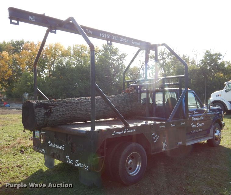 image for item KW9476 1996 Ford F-Super Duty XLT  flatbed truck