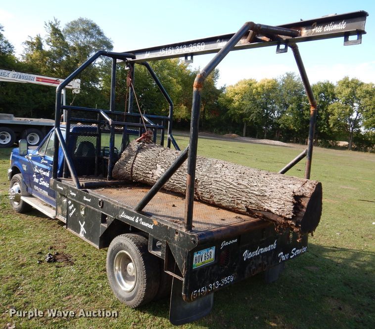 image for item KW9476 1996 Ford F-Super Duty XLT  flatbed truck