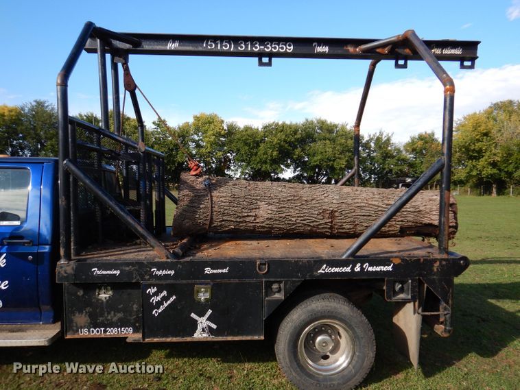 image for item KW9476 1996 Ford F-Super Duty XLT  flatbed truck