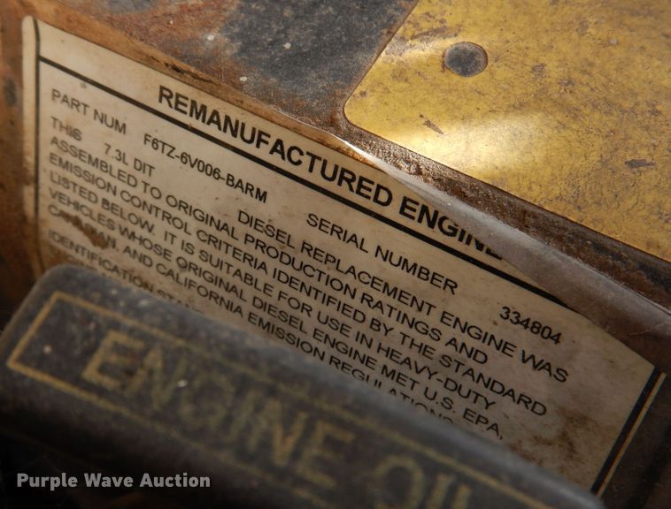 image for item KW9476 1996 Ford F-Super Duty XLT  flatbed truck