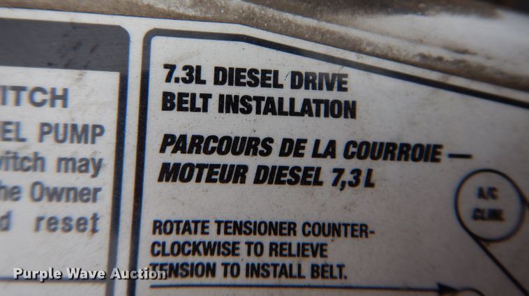 image for item KW9478 1999 Ford F450 Super Duty  chipper truck