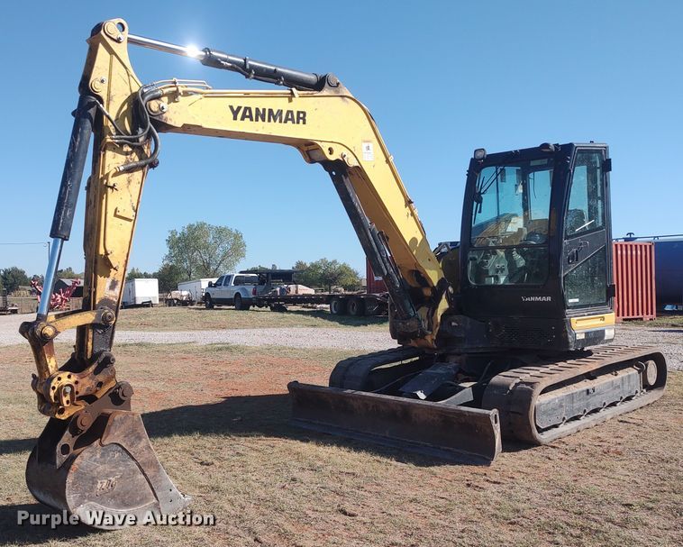 image for item LK9879 2018 Yanmar VIO80-1A  mini excavator