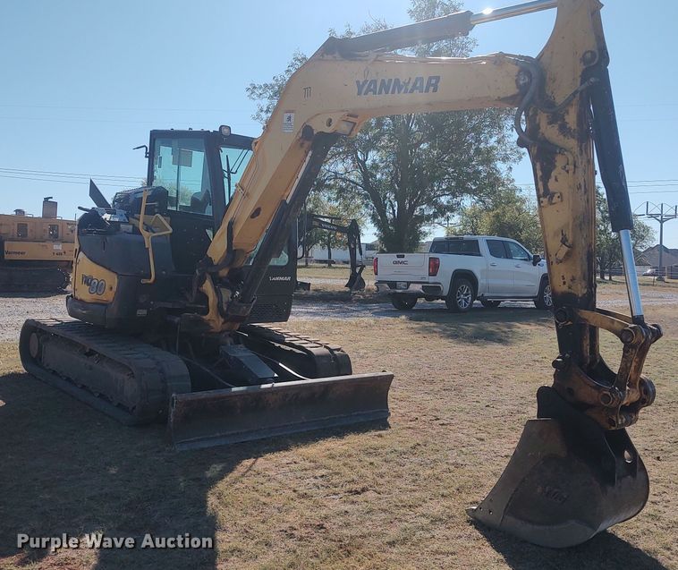 image for item LK9879 2018 Yanmar VIO80-1A  mini excavator