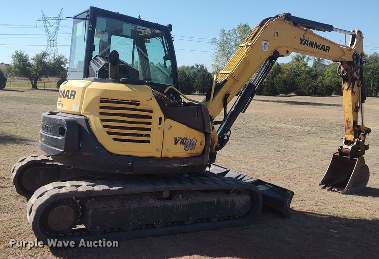 image for item LK9879 2018 Yanmar VIO80-1A  mini excavator
