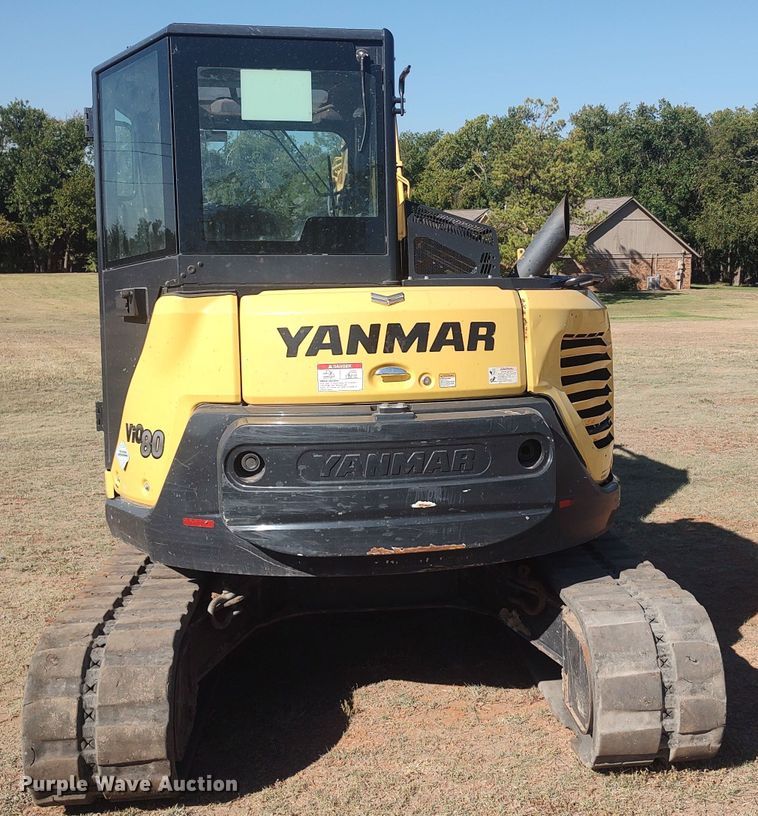 image for item LK9879 2018 Yanmar VIO80-1A  mini excavator