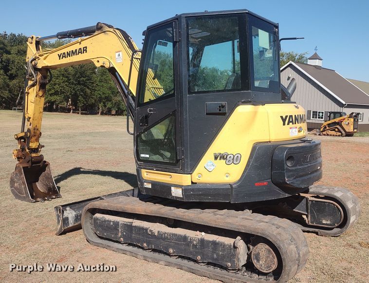 image for item LK9879 2018 Yanmar VIO80-1A  mini excavator