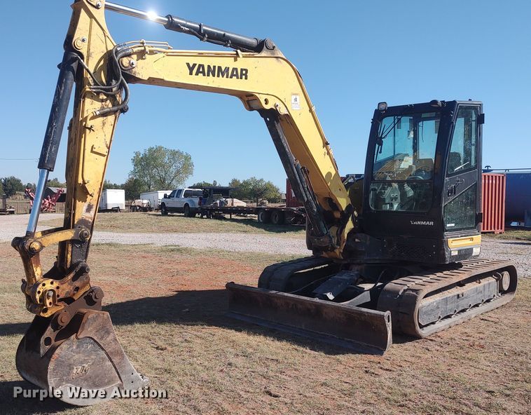 image for item LK9879 2018 Yanmar VIO80-1A  mini excavator