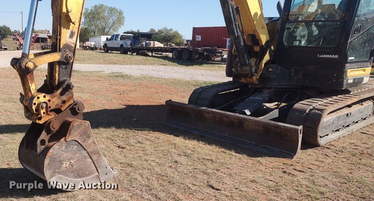 image for item LK9879 2018 Yanmar VIO80-1A  mini excavator