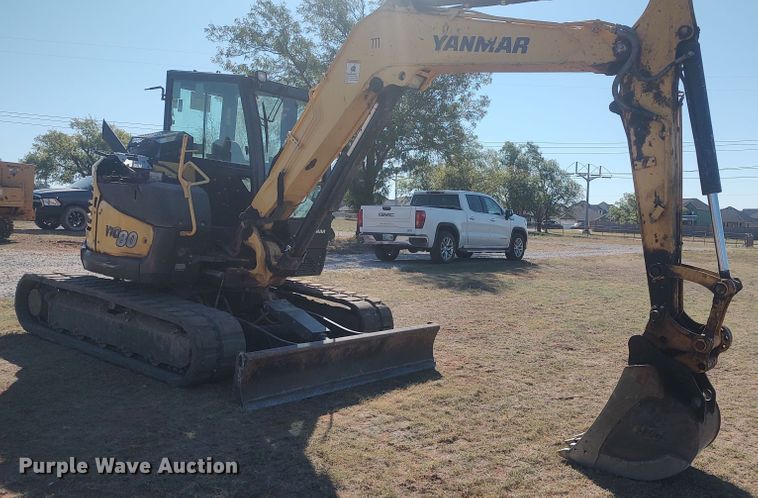 image for item LK9879 2018 Yanmar VIO80-1A  mini excavator