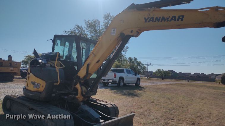 image for item LK9879 2018 Yanmar VIO80-1A  mini excavator
