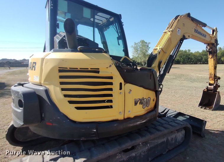 image for item LK9879 2018 Yanmar VIO80-1A  mini excavator