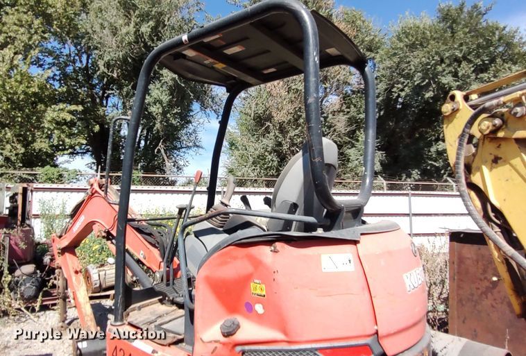 image for item LK9885 2014 Kubota U35-4  mini excavator