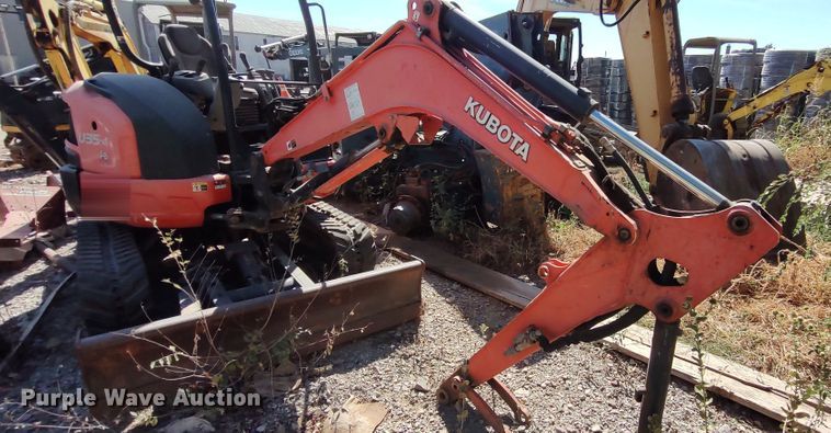 image for item LK9885 2014 Kubota U35-4  mini excavator