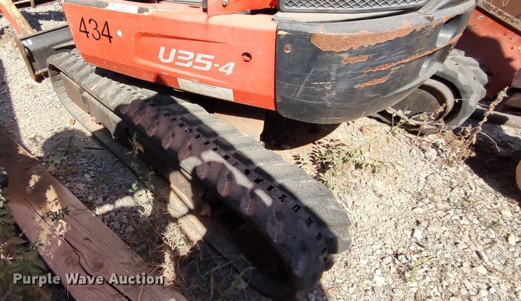 image for item LK9885 2014 Kubota U35-4  mini excavator