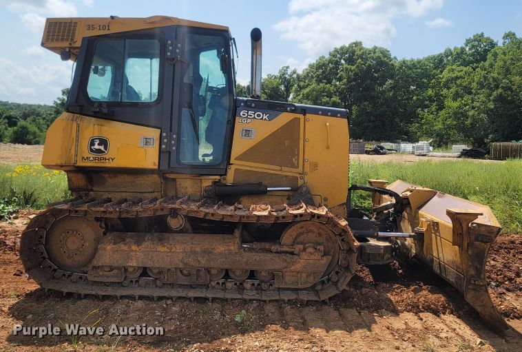 image for item LM9719 2012 John Deere 650K LGP  dozer