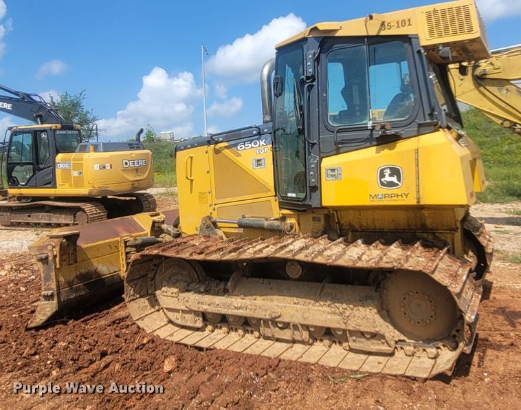 image for item LM9719 2012 John Deere 650K LGP  dozer