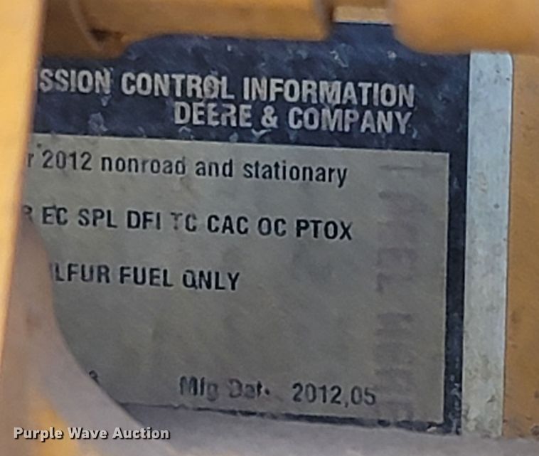 image for item LM9719 2012 John Deere 650K LGP  dozer