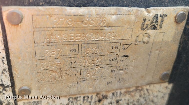 image for item LN9590 2018 Caterpillar 299D2  tracked skid steer loader