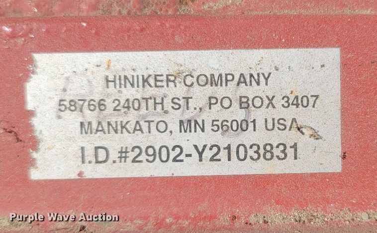 image for item LN9601 Hiniker  snow plow