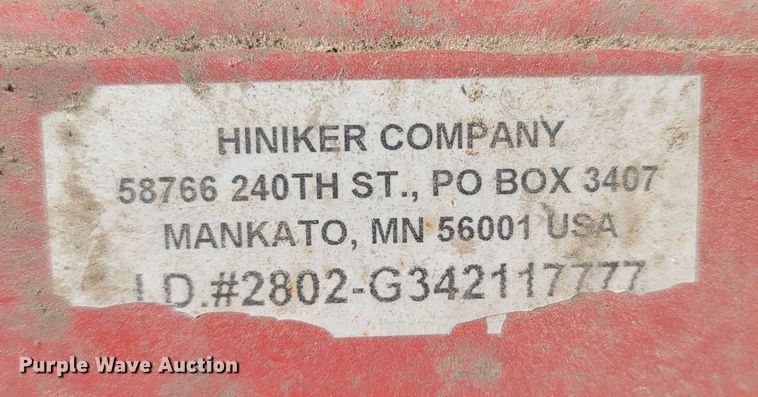 image for item LN9603 Hiniker  snow plow