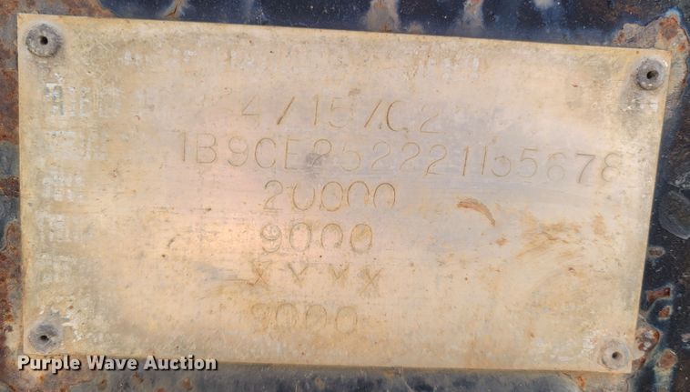 image for item LN9610 2002 Blue Diamond  equipment trailer