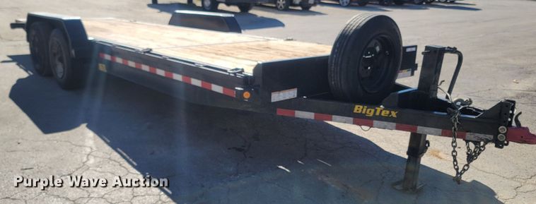 image for item LN9611 2020 Big Tex  tilt deck equipment trailer