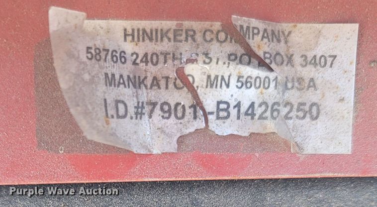 image for item LN9613 Hiniker  snow plow