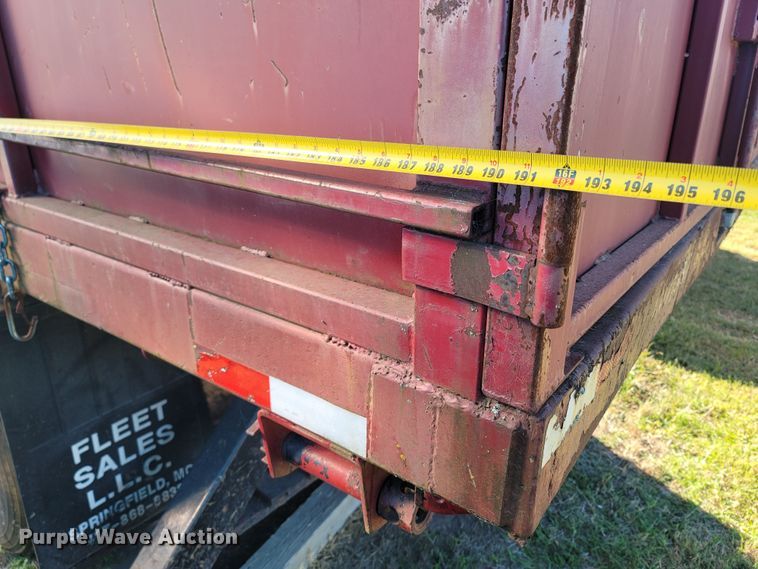 image for item LN9618 1994 Chevrolet Kodiak  scissor lift dump truck