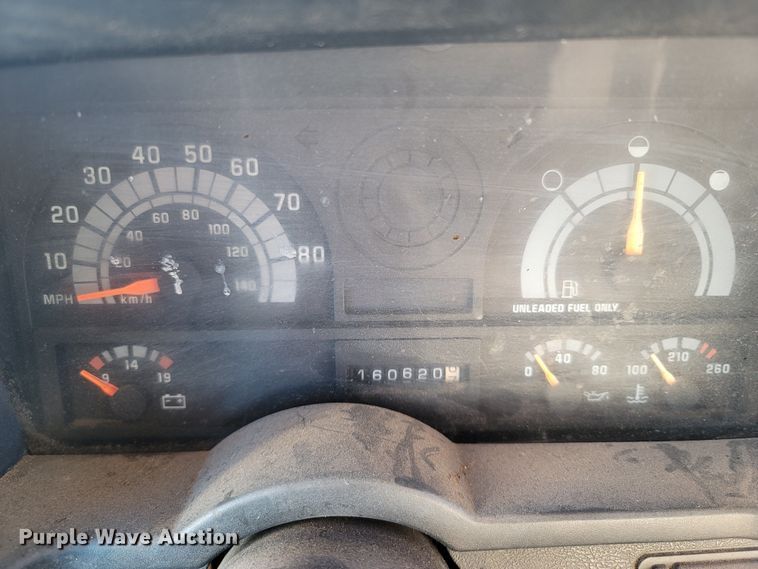 image for item LN9618 1994 Chevrolet Kodiak  scissor lift dump truck